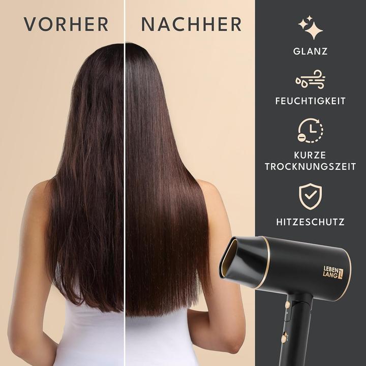 Image du produit Lebenlang Ionen-Haartrockner