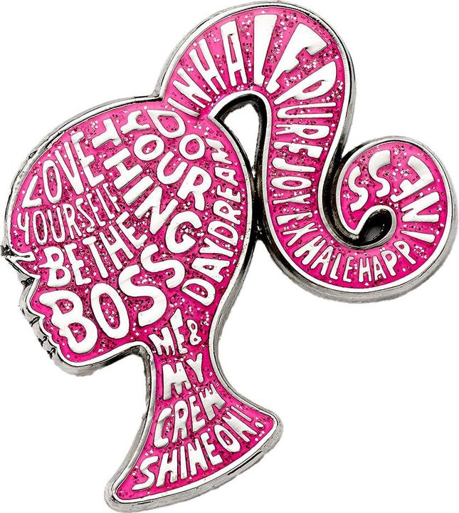 Produktbild Barbie Funkelnde Silhouette Abzeichen Emaille