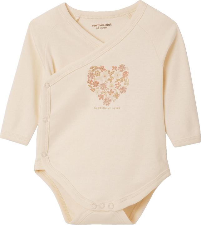 Actual product image Vertbaudet 5er-Pack Baby Wickelbodys, lange Ärmel Oeko-Tex (56)