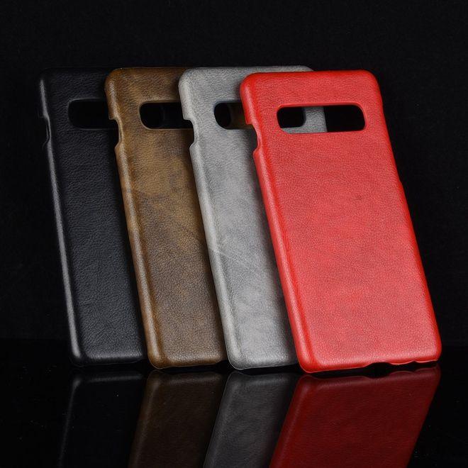 Produktbild MU Style Hardcase Hülle mit Litchitextur (Samsung Galaxy S10+)