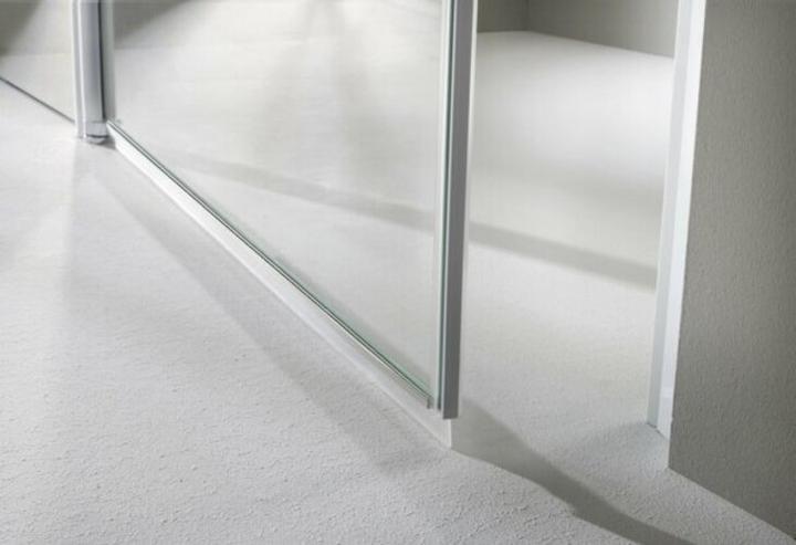 Produktbild Hüppe Design pure Schwingtür mit festen Segmenten 2-flügelig Radius: 50cm Breite: 90cm Anschlag l (211 cm, 85 cm, 21 cm)