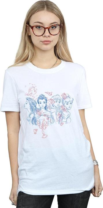 Immagine prodotto Disney Princess Sketch Maglietta Ampia Donna (4XL)