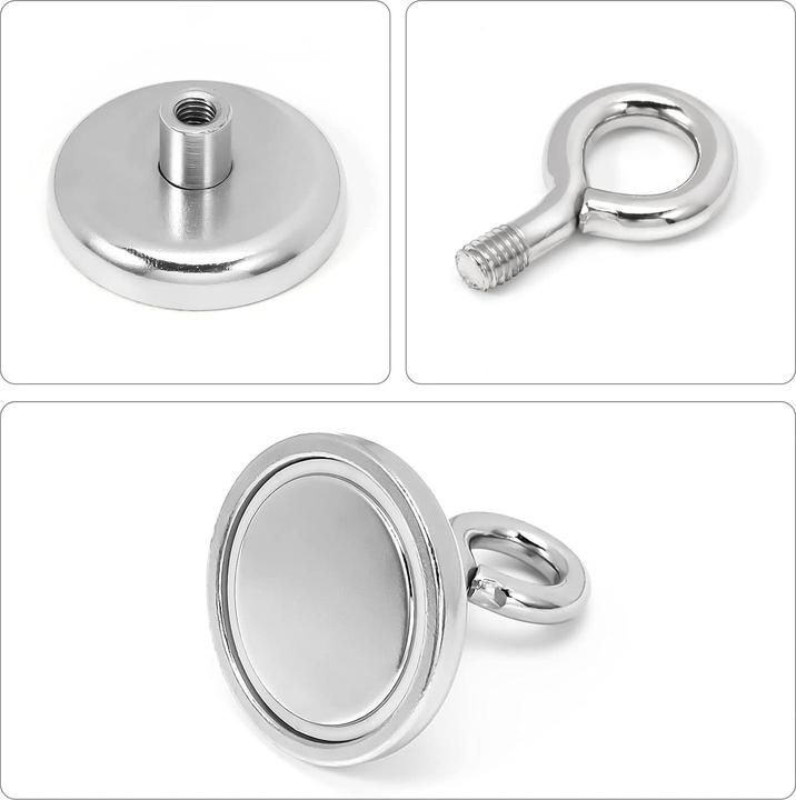 Actual product image Swissdetector Very powerful eye magnets - 35 kg - Ø 32 MM ( X1 )
