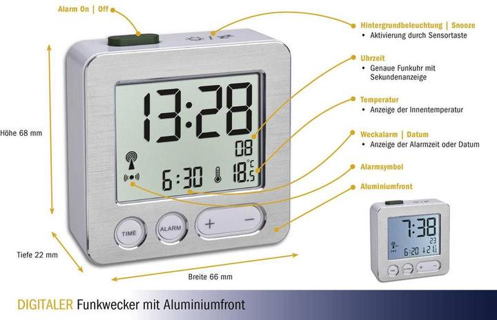 Produktbild TFA Funk-Wecker