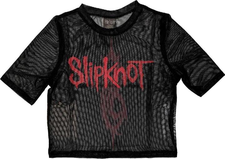 Slipknot Logo Mesh Crop Top (XXS)
