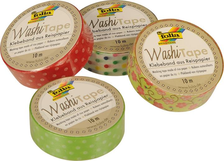 Actual product image Folia Washi Tape Flower Vine Green