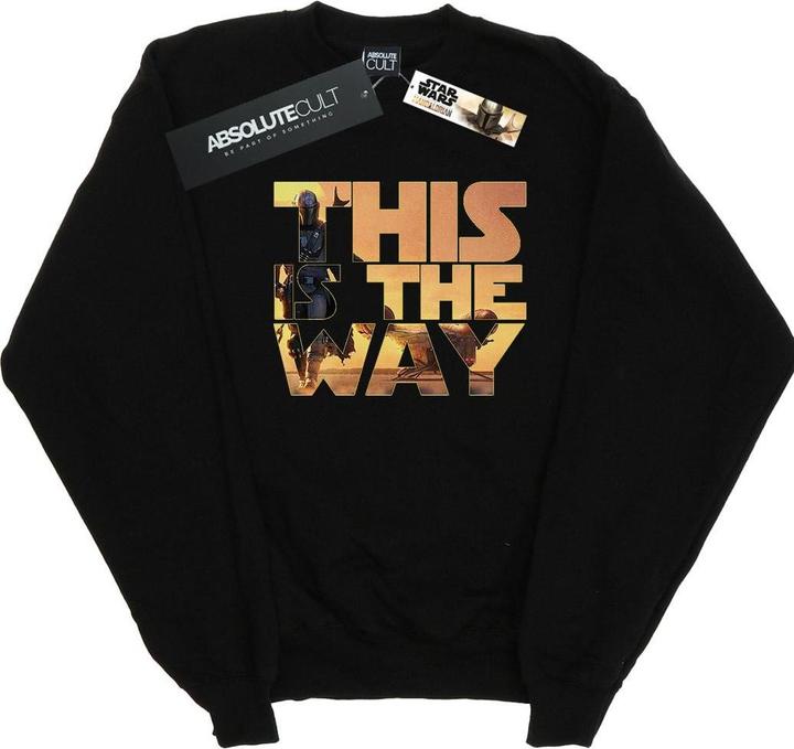 Produktbild Star Wars The Mandalorian The Way Poster Text Sweatshirt (4XL)