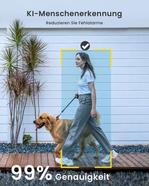 Actual product image IeGeek 2er Set Solar-Überwachungskamera