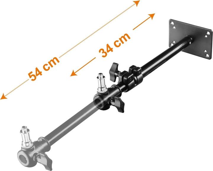Walimex pro par mur support plafond (54 cm, 6 kg)
