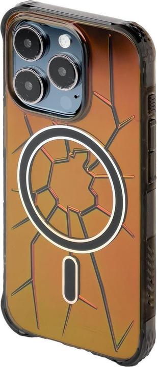 Produktbild Kingxbar MagSafe PQY Crack Series Silikonhülle für iPhone 15 Pro – Schwarz (Apple iPhone 15 Pro)