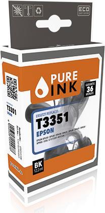 Image du produit Pure Ink EPST3351BK PI EPSON T3351 XP Encre noire HC rebuilt 530pages Puce 12,2ml