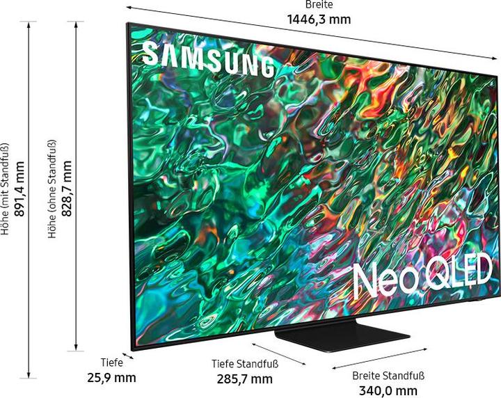 Produktbild Samsung QE65QN90B (65", QN90B, NeoQLED, 4K, 2022)