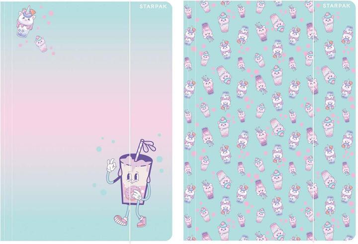 Image du produit Starpak Carte avec élastique A4 Bubble Tea
