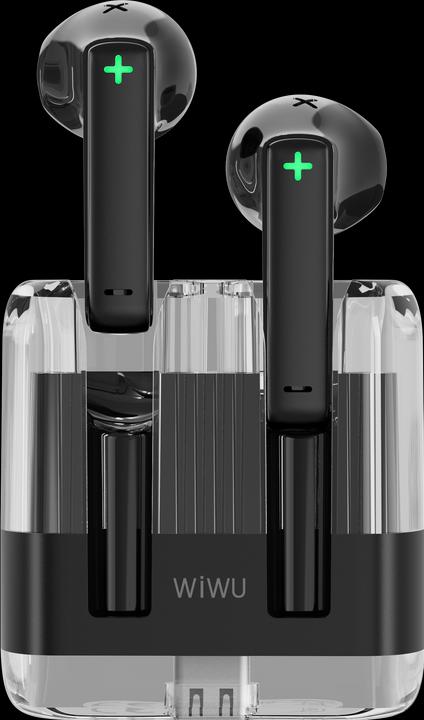 Actual product image Wiwu Bluetooth earphones T21 TWS black (Wireless)