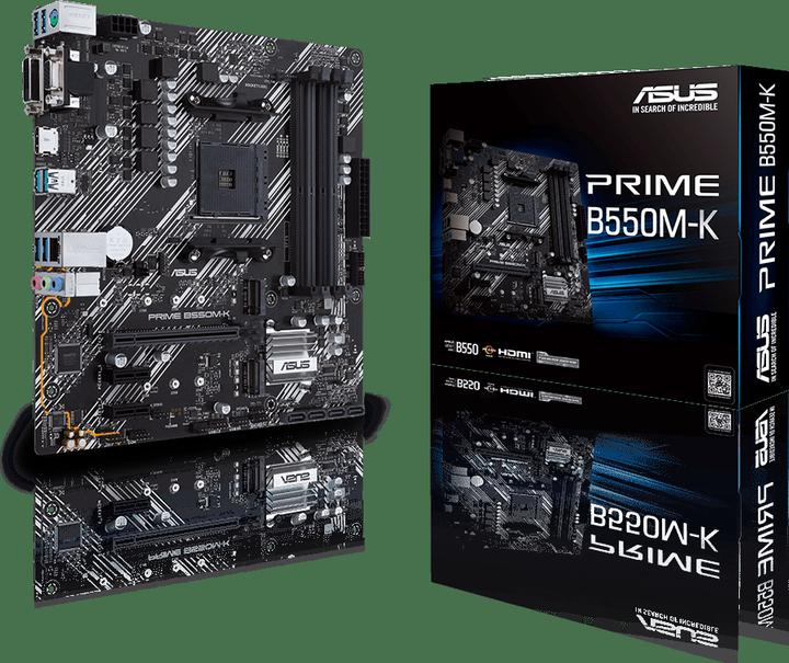 Image du produit ASUS PRIME B550M-K (AM4, AMD B550, mATX)
