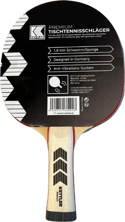 Image du produit Kettler Raquettes de ping-pong Premium