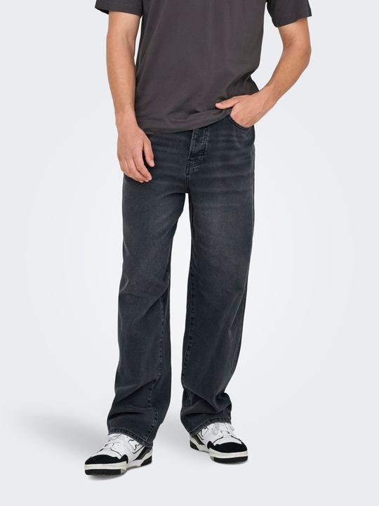 Actual product image Only & Sons ONSFADE Hohe Taille Locker geschnitten Jeans Locker geschnitten (W31/L32)