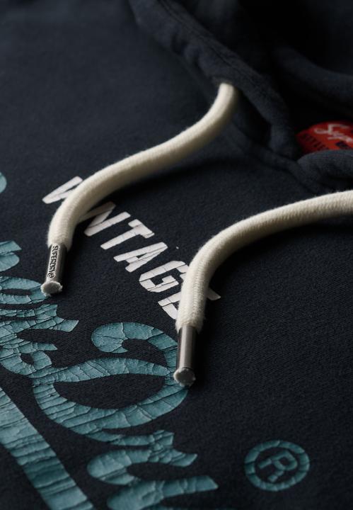 Produktbild Superdry Sweatshirt Casual Bequem sitzend Duo Vintage Logo Hoodie (M)