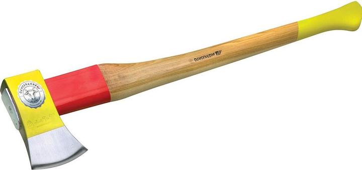 Produktbild Ochsenkopf OX 648 H-1257 SPALT-FIX-Axt ROTBAND-PLUS mit 70cm Hickorystiel