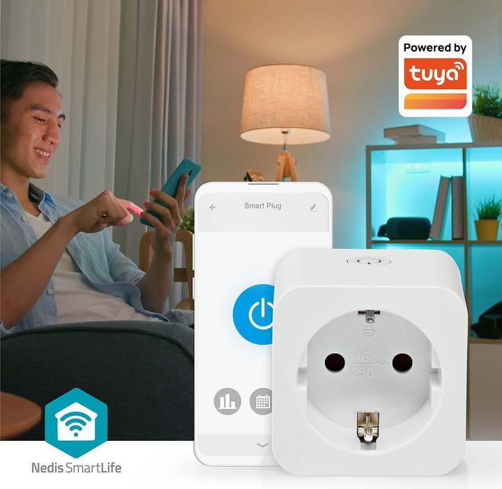Image du produit Nedis Smartlife Smart Plug| WLAN| Power Meter| 3680 W| Type F CEE 7/3| -10