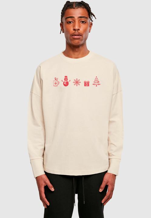 Image du produit Merchcode Christmas Elements T-shirt long - 181763 (XL)