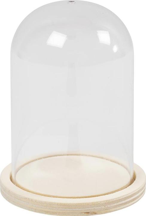 Produktbild Creativ Company Plastikglas Glocke auf Holzfuss