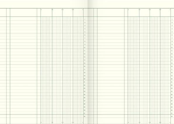 Produktbild König & Ebhardt Spaltenbuch A4 40Bl 4SP (40 x)