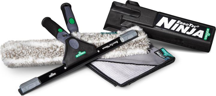 Unger AKN12 Ninja 4in1 Advanced Kit Raamreinigingsset vier kwalitatieve topproducten van ErgoTec N (1 Pcs.)