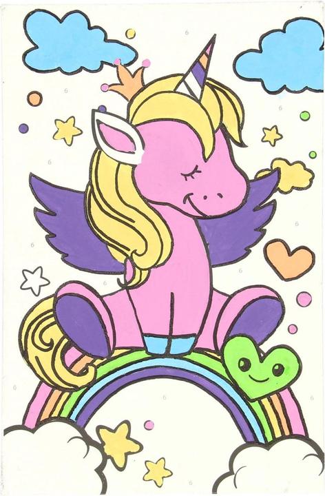 Image du produit Grafix Peinture par numéros - Licorne