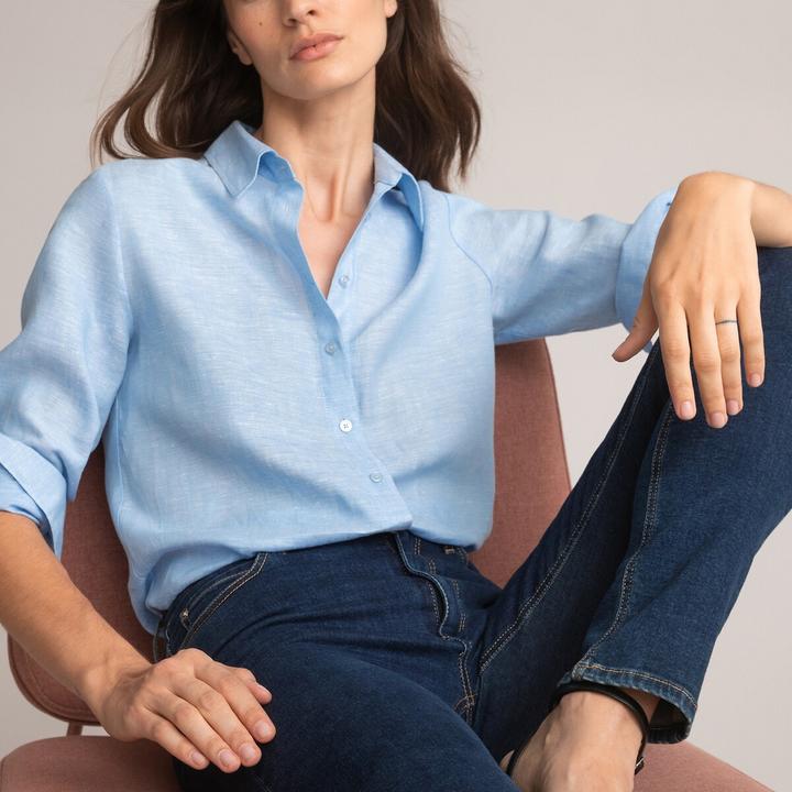 Produktbild La Redoute Collections Langärmelige Bluse (38)