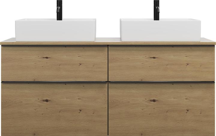 Griffleiste Schwarz Matt G0252, Eiche Dekor Urban / Eiche Dekor Urban