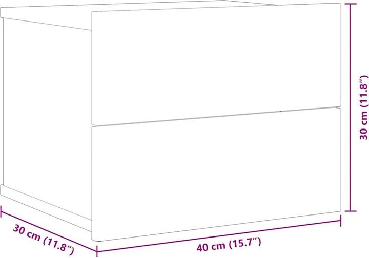 Produktbild VidaXL Erman (40 x 30 x 30 cm)
