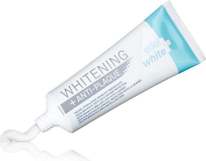 Produktbild Edel + White Anti-Plaque und Whitening Zahnpasta (75 ml)