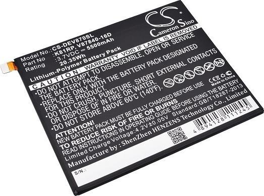Produktbild NoName Battery 05PD40 for DELL, 3.7V, 5500mAh (5500 mAh)