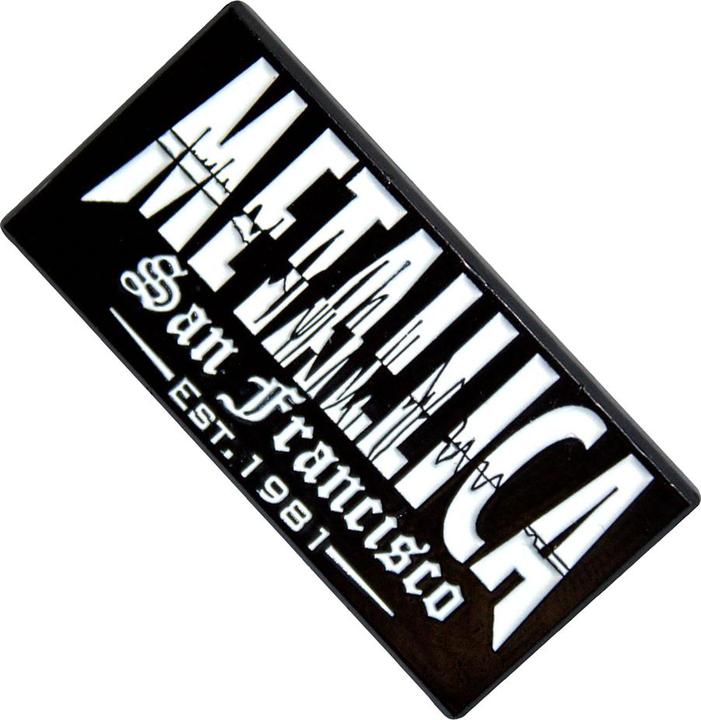 Actual product image Metallica San Francisco Quake Badge