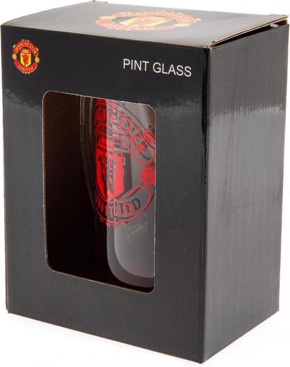 Produktbild Manchester United FC Humpen Wappen Glas (0.43 l, 1 x)