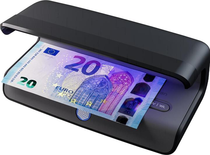 Actual product image Safescan 75 LED UV/Weissl Prüfgerät Währungen, Pässe Schwarz (Bill validator)