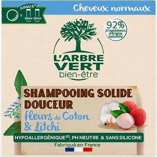 L'arbre vert Öko Festes Shampoo Sanftheit (Festes Shampoo)