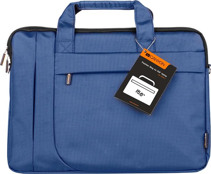 Immagine prodotto Canyon B-3 Borsa toploader alla moda per laptop da 15,6", Mėlyna (15.60", Apple)