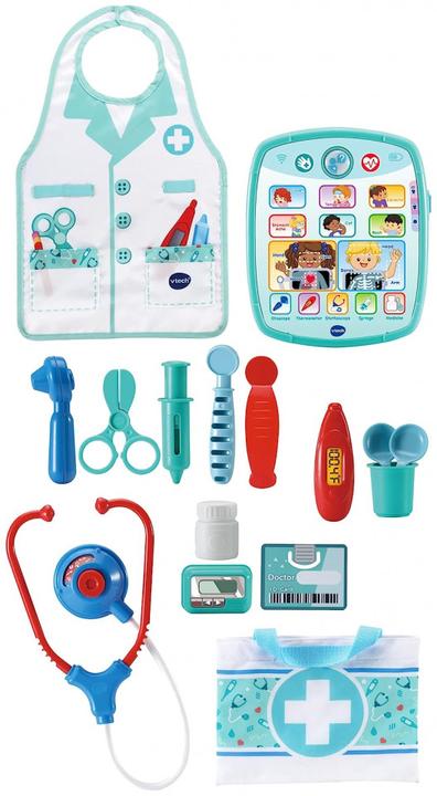 Actual product image VTech 552103 The Little Doctor Electronic Pretend Play with Accessories (English Version) 3+ Years