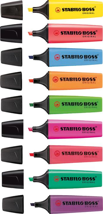Produktbild STABILO BOSS ORIGINAL Textmarker (Rot, 2 mm, 1 x)
