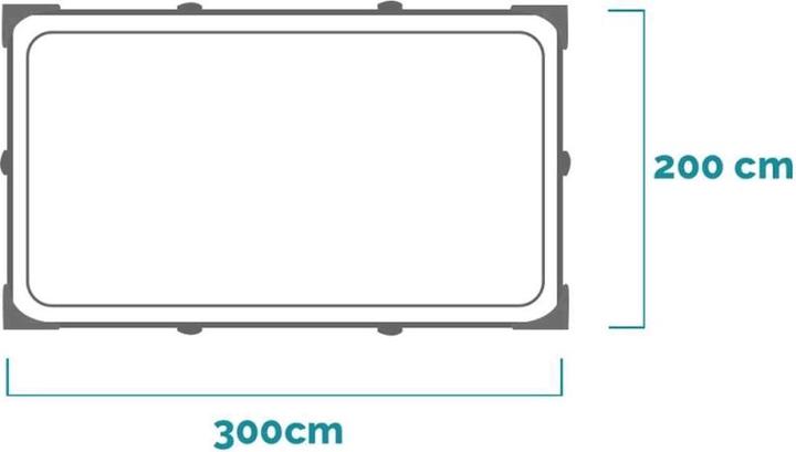 Actual product image Intex Rectangular Frame (300 x 200 x 75 cm)