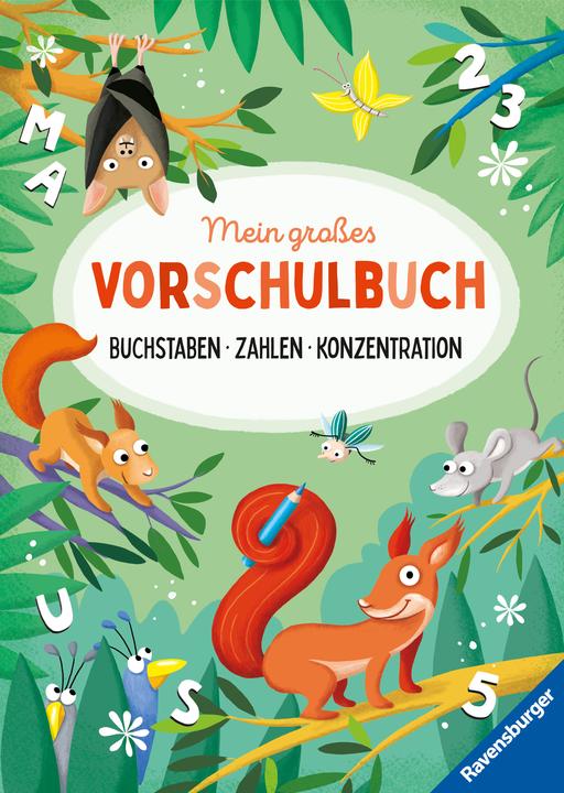 Produktbild Ravensburger Mein grosses Vorschulbuch: Buchstaben Zahlen Konzentration (Deutsch)