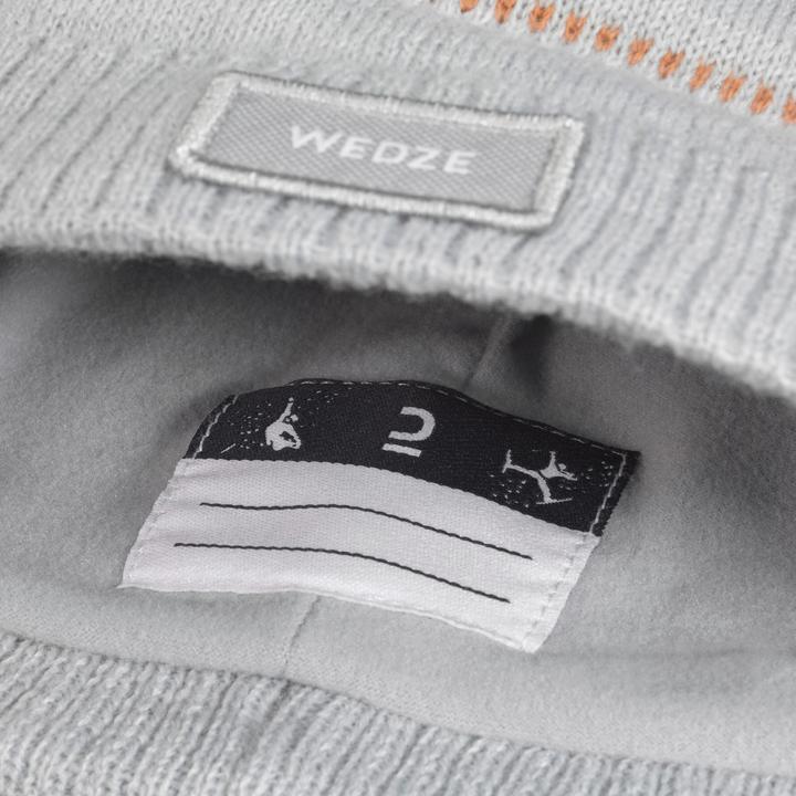 Immagine prodotto Wedze Cappello da sci per bambini fiocchi di neve - grigio jacquard