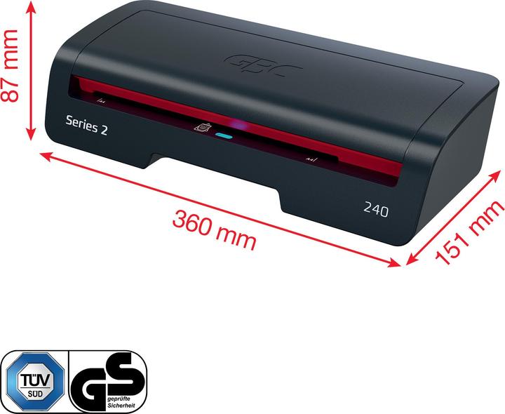 Image du produit GBC Laminiergerät 240 (75 - 125 µm, A4)