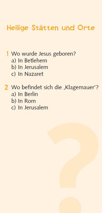 Produktbild Weltreligionen-Quiz (Deutsch)