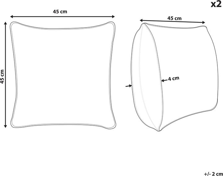 Actual product image Beliani Leuzea (45 x 45 cm)