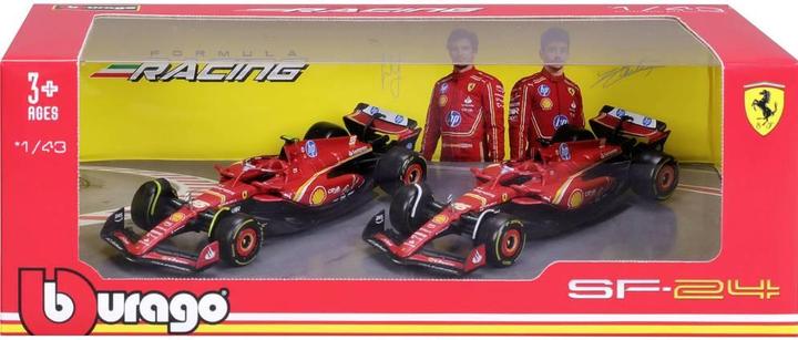 Actual product image Bburago F1 Ferrari SF-24 '24 2er-Set 1:43 Modellauto