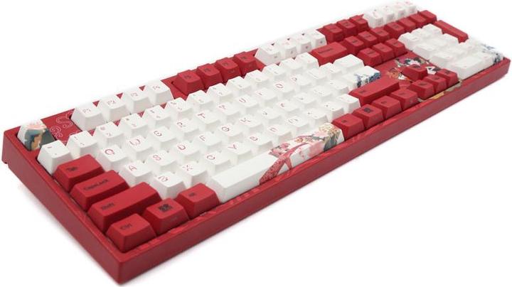Produktbild Varmilo VEA108 Koi Gaming Tastatur, MX-Brown, weisse LED - US Layout (US, Kabelgebunden)