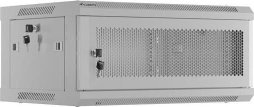 Produktbild Lanberg Szafa Instalacyjna Rack Wisząca 19 4u 600x450 Szara Drzwi Perforowane (Flat Pack) (10.86 HE, 19 Zoll Rack)